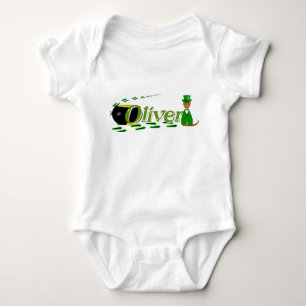 Frohen St. Patrick's Tag Oliver Baby Strampler