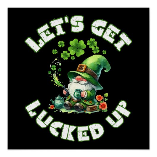 Frohen St. Patrick's Tag Poster (Vorderseite)