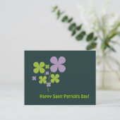 Frohen St. Patrick's Tag Postkarte (Stehend Vorderseite)