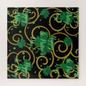 Frohen St. Patricks Tag Puzzle (Horizontal)