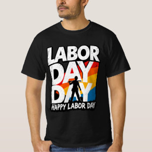 Frohen Tag der Arbeit 2026 Amerikanischer Arbeiter T-Shirt