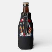 Frohen Tag der Arbeit Flaschenkühler (Flasche Rückseite)
