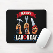 Frohen Tag der Arbeit Mousepad (Mit Mouse)