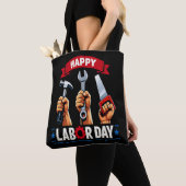 Frohen Tag der Arbeit Tasche (Von Nahem)