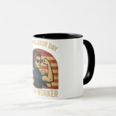 Frohen Tag der Arbeit Tasse (VorderseiteRechts)