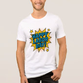 Frohen Tag der Arbeit Tri-Blend Shirt (Vorderseite)