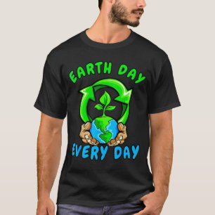 Frohen Tag der Erde 2025 Rettet den Planeten Erde T-Shirt