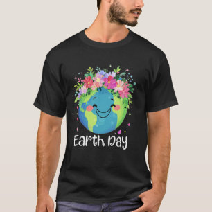 Frohen Tag der Erde 2025 Süßer Tag der Erde Kinder T-Shirt