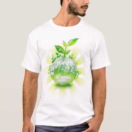 FROHEN TAG DER ERDE 2026 RETTET DEN PLANETEN T-Shirt