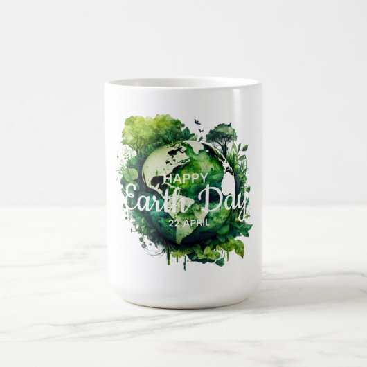 Frohen Tag der Erde-Feier 2026 Kaffeetasse (Mittel)
