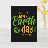 Frohen Tag der Erde  Karte (Gelbe Blume)