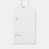 Frohen Tag der Erde Schildkröten Design Geschenkanhänger (Rückseite)