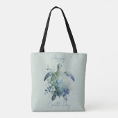 Frohen Tag der Erde-Schildkrötendesign Tasche (Rückseite)