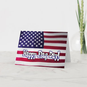 Frohen Tag der Flagge - Amerikanische Flagge Karte