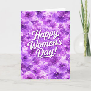 Frohen Tag der Frauen Karte
