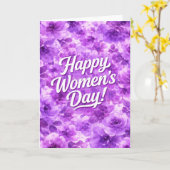 Frohen Tag der Frauen Karte (Gelbe Blume)