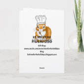 Frohen Tag der gefüllten Pilze | 4. Februar Karte (Rückseite)