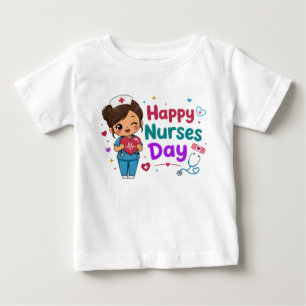 Frohen Tag der Krankenpfleger, Helden im Kittel Baby T-shirt