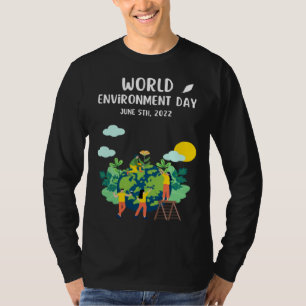 Frohen Tag der Umwelt Unser Planet 6 T-Shirt