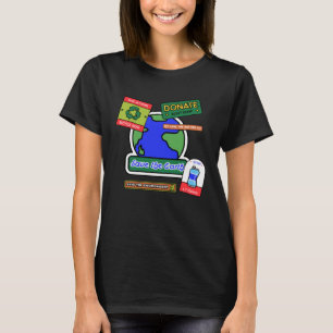 Frohen Tag der Umwelt Unser Planet  9 T-Shirt