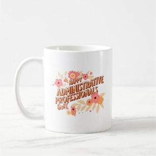 Frohen Tag der Verwaltungsfachleute Vintage Kaffeetasse