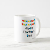 Frohen Tag des Lehrers Kaffeetasse (VorderseiteRechts)