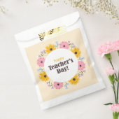 Frohen Tag des Lehrers Wilde Blumen Geschenktütchen (Versiegelt)