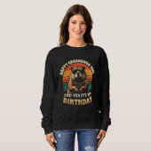 Frohen Tag des Murmeltieres Geburtstag Cooles Murm Sweatshirt (Vorne ganz)