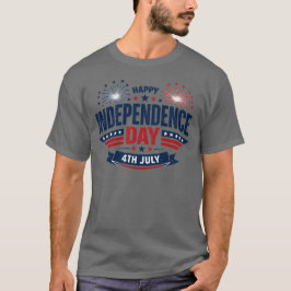 Frohen Unabhängigkeitstag am 4. Juli Patriotisch T-Shirt