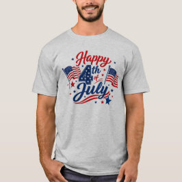 Frohen Unabhängigkeitstag am 4. Juli Patriotisch T-Shirt