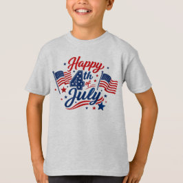 Frohen Unabhängigkeitstag am 4. Juli Patriotisch T-Shirt