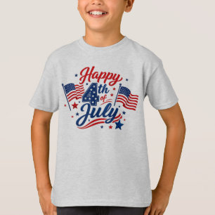 Frohen Unabhängigkeitstag am 4. Juli Patriotisch T-Shirt