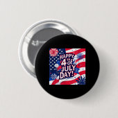 Frohen Unabhängigkeitstag Button (Vorne & Hinten)
