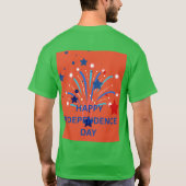 FROHEN UNABHÄNGIGKEITSTAG T-Shirt (Rückseite)