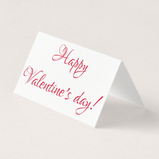 Frohen Valentinstag! (Vorderseite)