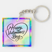Frohen Valentinstag-23823 Schlüsselanhänger (Rückseite)