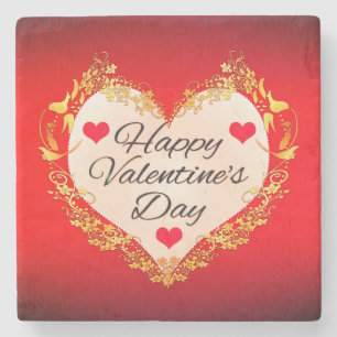 Frohen Valentinstag!-47949 Steinuntersetzer