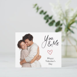Frohen Valentinstag – Benutzerdefinierte Foto- und Postkarte