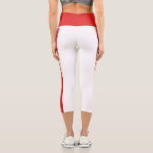 Frohen Valentinstag Capri Leggings (Rückseite)