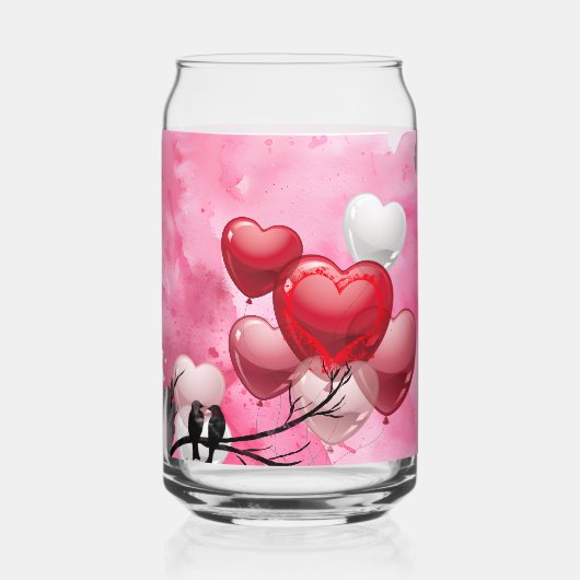 Frohen Valentinstag Dosenglas (Rückseite)