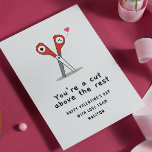 Frohen Valentinstag! Du bist etwas Besonderes Mitteilungskarte