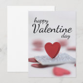Frohen Valentinstag Einladung (Vorne/Hinten)
