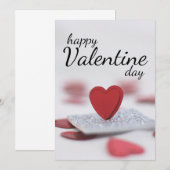 Frohen Valentinstag Einladung (Vorne/Hinten)