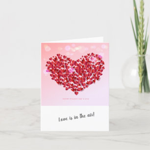 Frohen Valentinstag Elegante Grußkarte Feiertagskarte