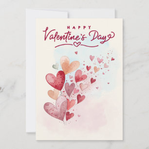 Frohen Valentinstag Feiertagskarte