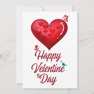 Frohen Valentinstag Feiertagskarte