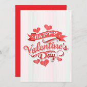 Frohen Valentinstag  Feiertagskarte