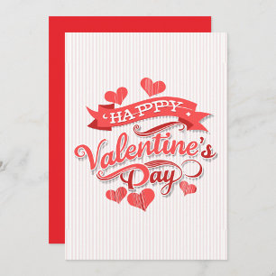 Frohen Valentinstag  Feiertagskarte