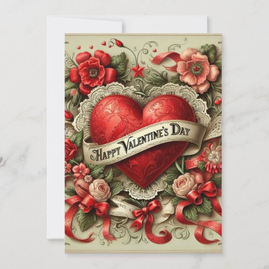 Frohen Valentinstag Feiertagskarte (Vorderseite)