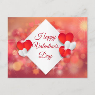 Frohen Valentinstag Feiertagspostkarte